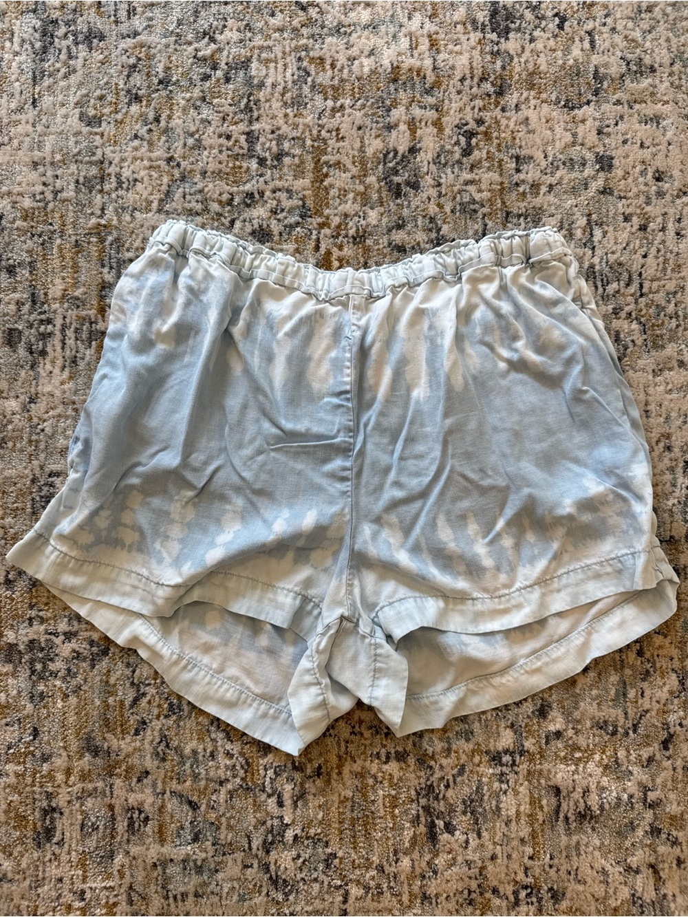 cloth & stone Pale Blue Elastic-Waist Shorts